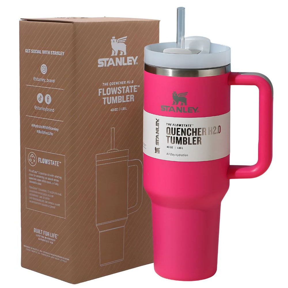Stanley 40 OZ Tumbler – Barbie Pink Edition
