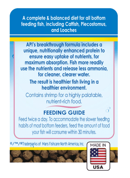 API® Bottom Feeder Premium Shrimp Pellets Fish Food,  1.5 Oz