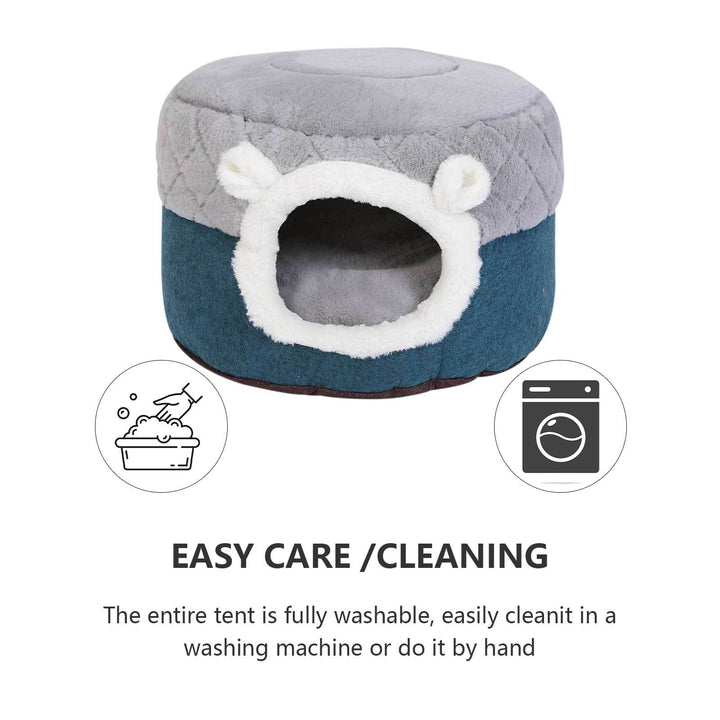 RoamHome Pet Warm House Thick Nests Autumn Winter Pet Nest for Mice Hamster Rabbit Small Animal Cotton Thermal Cage Household Small Animals Cage (Multicolor)