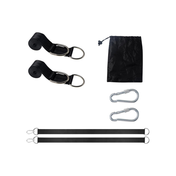 YanYan Outdoor Camping Strap Set, High Strength Polyester Hammock Straps, Adjustable Metal Rings, Easy Setup, Wide & Stable Design, Versatile for Backyard, Hiking, Compact & Portable, 2 Straps