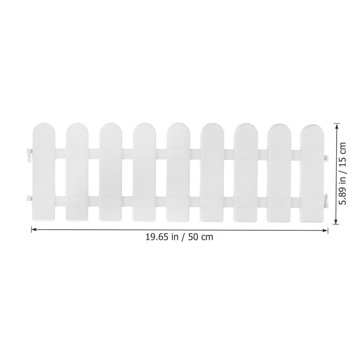 Yiho Indoor Tent Rabbit Playpen Small Animal Pet Safety Fences White 4pcs