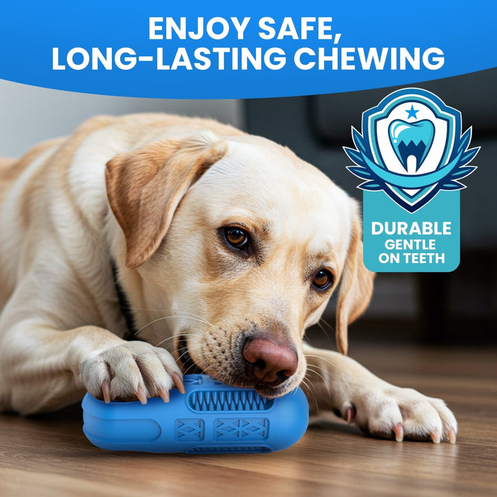 Charkool Dog Toys for Aggressive Chewers,Interactive Natural Rubber Chew Toy for Large Medium Breed