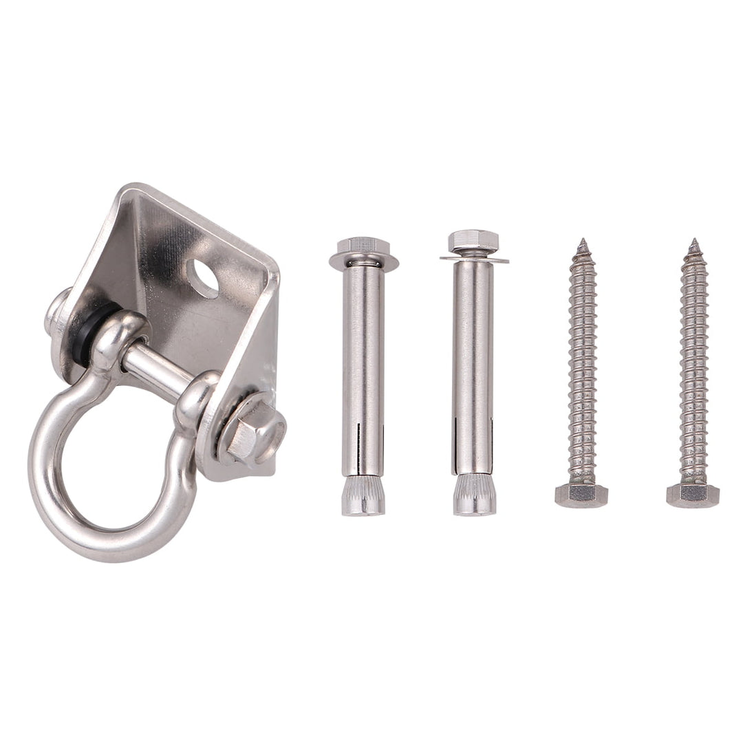 LOLIPPYY Stainless Steel Swivel Hook for Hammock Swing Chair Home Use Silver 360 Degree Rotation Without Twisting 1 Set