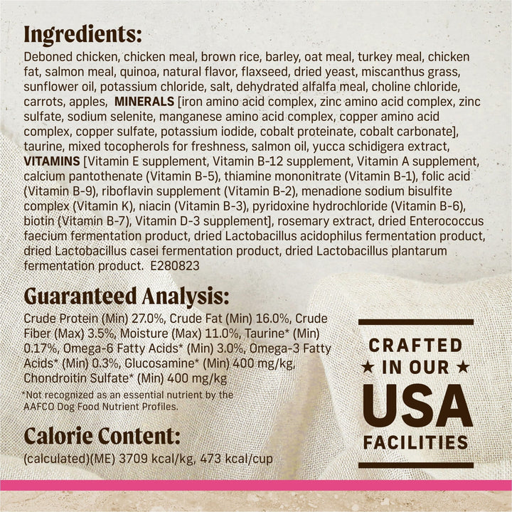 Merrick Healthy Grains Premium Dry Dog Food For Small Dogs, Wholesome And Natural Kibble, Small Breed Recipe, 12.0 lb. Bag
