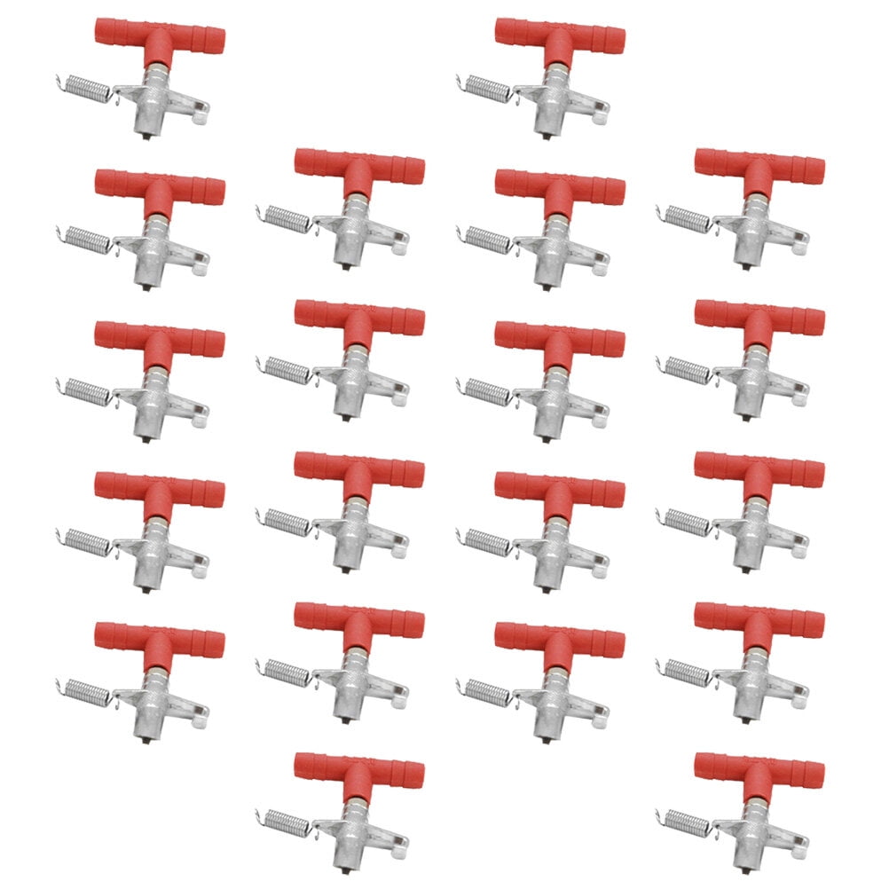 20 Pcs Pet Quail Waterer Pigeon Water Drinker Rabbit Feeder Rabbit Water Fountain Automatic Pigeon Plastic