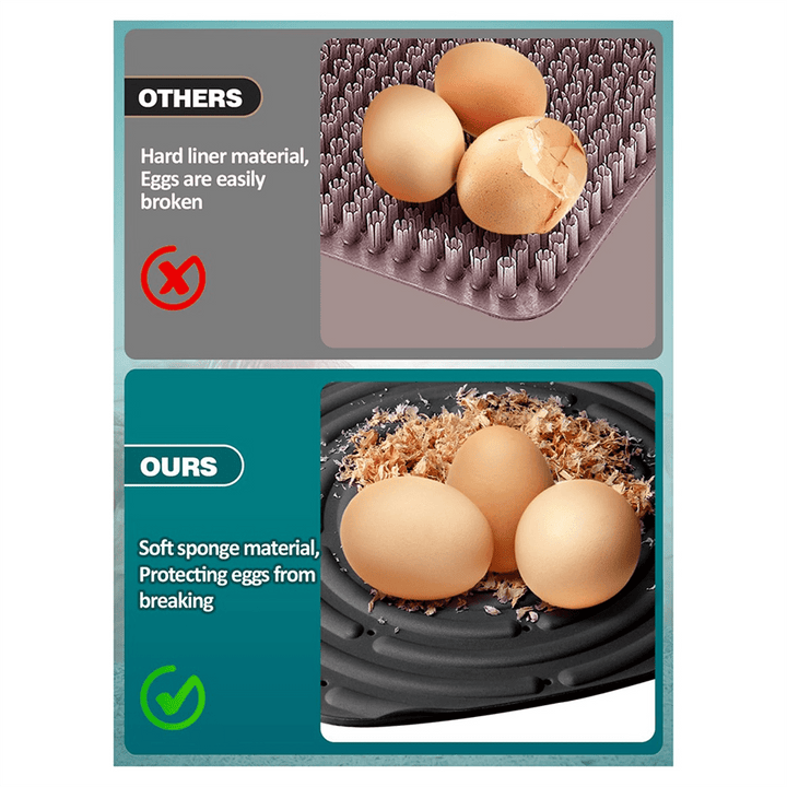 8 Pack Washable Chicken Nesting Pads for Laying Eggs, Nesting Box Liners for Chicken Coop Reusable Chicken Litter Black