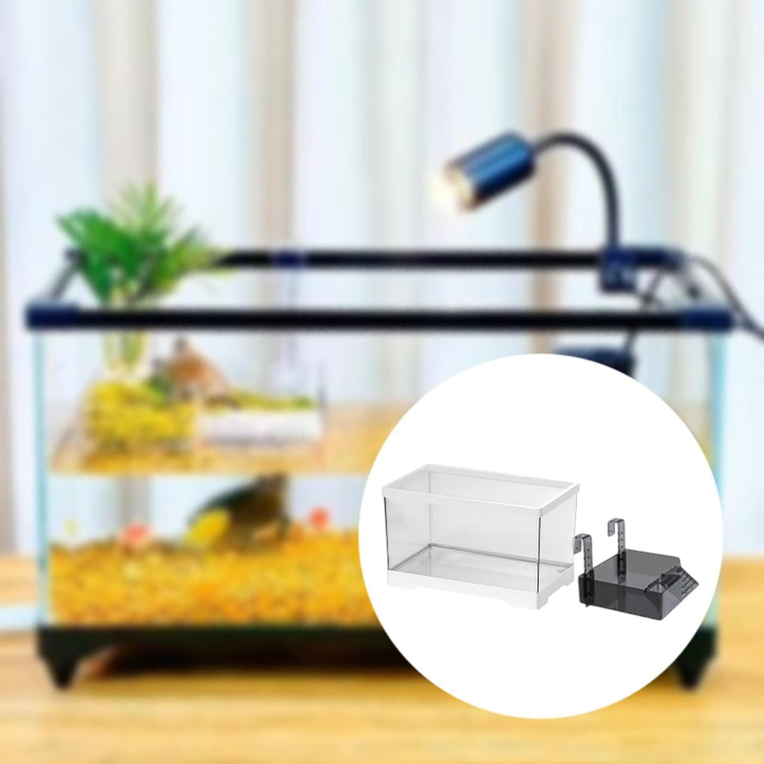 Bvdfgk Turtle Tank Aquarium Tortoise Enclosure Starter Kit Hideout Reptile Tank with Basking Aquatic Terrarium for Breeding M with