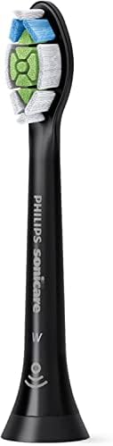 Philips Sonicare Optimal Whitening Black BrushSync Heads (Compatible with All Philips Sonicare Handles), 4 Pack