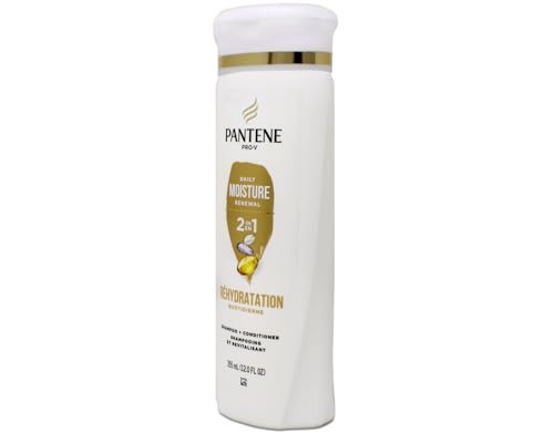 Pantene PRO-V Daily Moisture Renewal 2 in 1 Shampoo + Conditioner, 12 oz