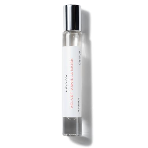 Anthology Vanilla Musk Roll on Perfume Oil 9 ML | Vanilla & Musk Notes | Long-lasting fragrance rollerball