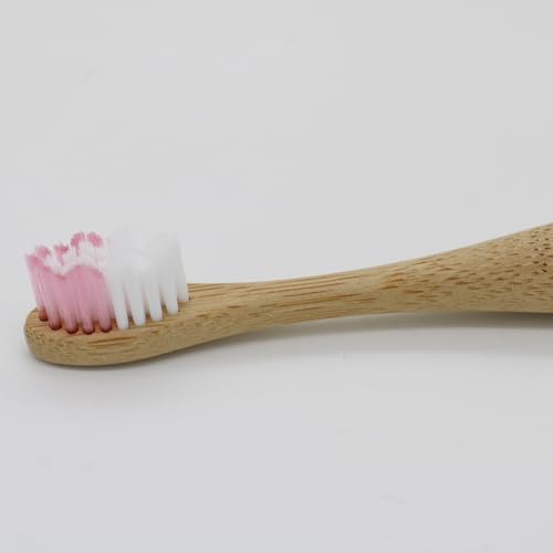 Bamboo Toothbrush Heads Replacement for Lumineux/Boka Sonic Eletric Toothbursh Refill, 3 PCS