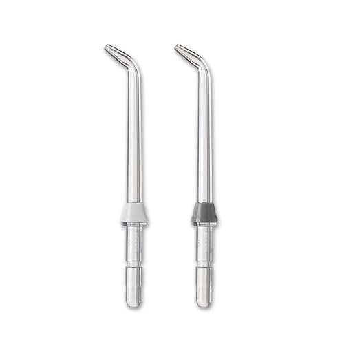 Waterpik Genuine Precision Tips Replacement for Water Flossers (Formerly Classic Jet) Refill Heads Nozzles, JT-100E, 2 Count (assorted colors)