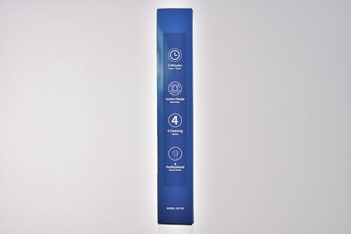 Rotating Electric Toothbrush for Adults with 8 Brush Heads (2 Types), 4 Modes Deep Clean Electric Toothbrush with Rechargeable Power and 2 Min Smart Timer (1- Black, p1)