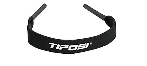 Tifosi Optics Swick Sunglasses Bundle with Case and Eyewear Straps (Satin Black Crimson/Smoke Red Mirror)