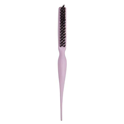 Cricket Amped Up Rubberized Teasing Hair Brush for Volume, Backcombing, Lifting, Styling, And Sectioning Hair, Coming Up Roses, Pink