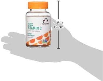 Amazon Brand - Mama Bear Vegan Kids Vitamin C, Orange, 60 Count, Immune Health, 125 mg per Gummy (Pack of 2)