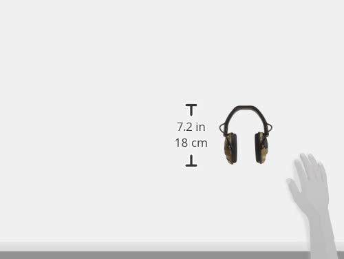 Howard Leight R-02526 by Honeywell Impact Sport Sound Amplification Electronic Shooting Earmuff, MultiCam