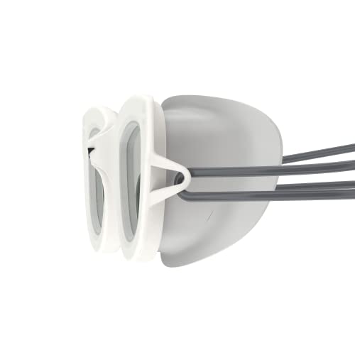 Speedo Unisex-Child Swim Goggles Sunny G Ages 3-8, White/Grey