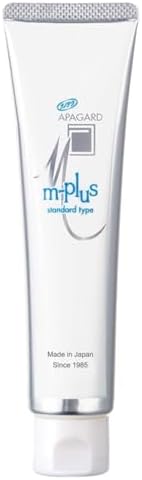 APAGARD® M-Plus, Sangi's Nano-Hydroxyapatite Toothpaste for Naturally Whiter Teeth, No Fluoride, for Family use, 130g / 4.58 oz, Mild Mint Flavor, Pack of 1