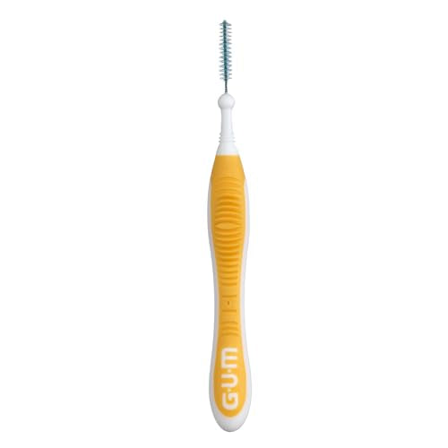 GUM Proxabrush Go-Betweens - Ultra Tight -Interdental Brushes - Soft Bristled Dental Picks for Plaque Removal Health - Safe for Braces & Dental Devices, 15 Count