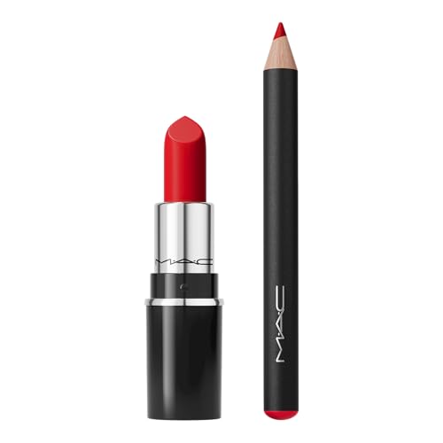 MAC Tiny Treasures Mini Lip Duo, Red, 2 Piece Set
