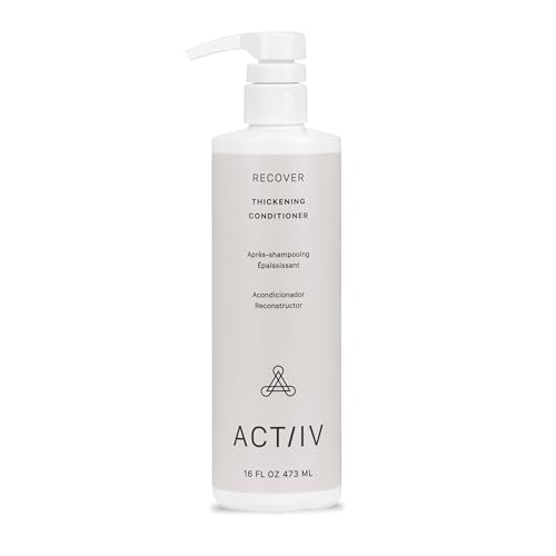 ACTIIV Recover Thickening Conditioner (Unisex) | Supports Optimal Hair Care and Recovery, Strengthens & Hydrates, Promotes Thicker Fuller Hair, Plant-Based, Color-Safe, All Hair Types