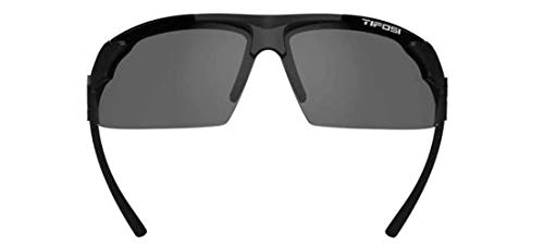 Tifosi Optics Track Sunglasses (Gloss Black, Smoke)