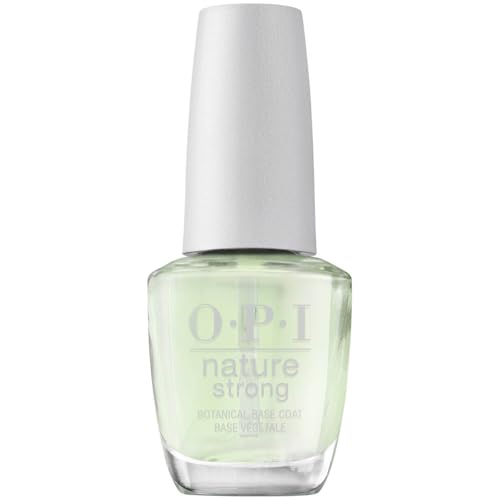 OPI Nature Strong Natural Origin Nail Polish | Clear Gel Like Eco-Friendly Nail Polish Base Coat & Top Coat | Plant Based, Vegan, Cruelty Free