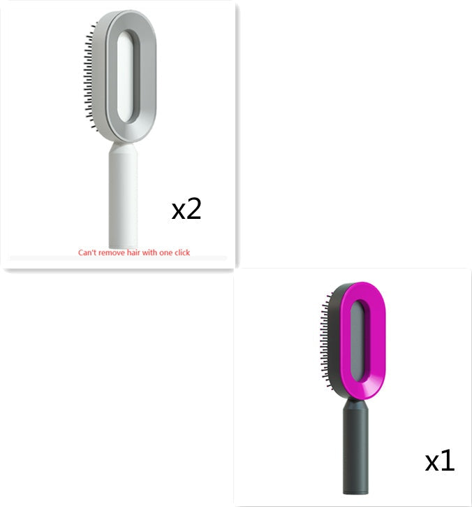 Smart Self-Cleaning Hair Brush