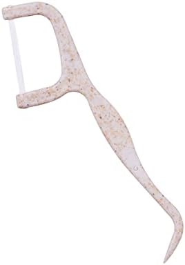 Bleeker and Rowe Biodegradable Individually Wrapped Floss Picks - Eco Friendly Flossers 150 Pack (PTFE Floss)…