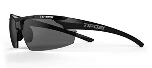 Tifosi Optics Track Sunglasses (Gloss Black, Smoke)