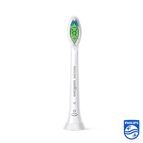 Philips Sonicare Original W2 Optimal White Standard Sonic Toothbrush Heads - 6 Pack in Black (Model HX6066/10)