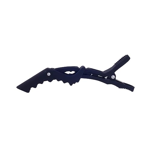 Cricket Double Jointed ProClips Professional Salon Hair Clips for Styling, Cutting, Sectioning and Coloring, 4-Pack, Black