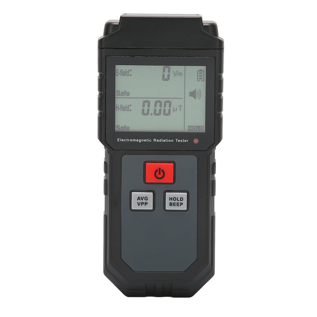 Electromagnetic Radiation Tester 1V/M‑1999V/M LCD EMF Meter with Sound Light Alarm for Home Appliance