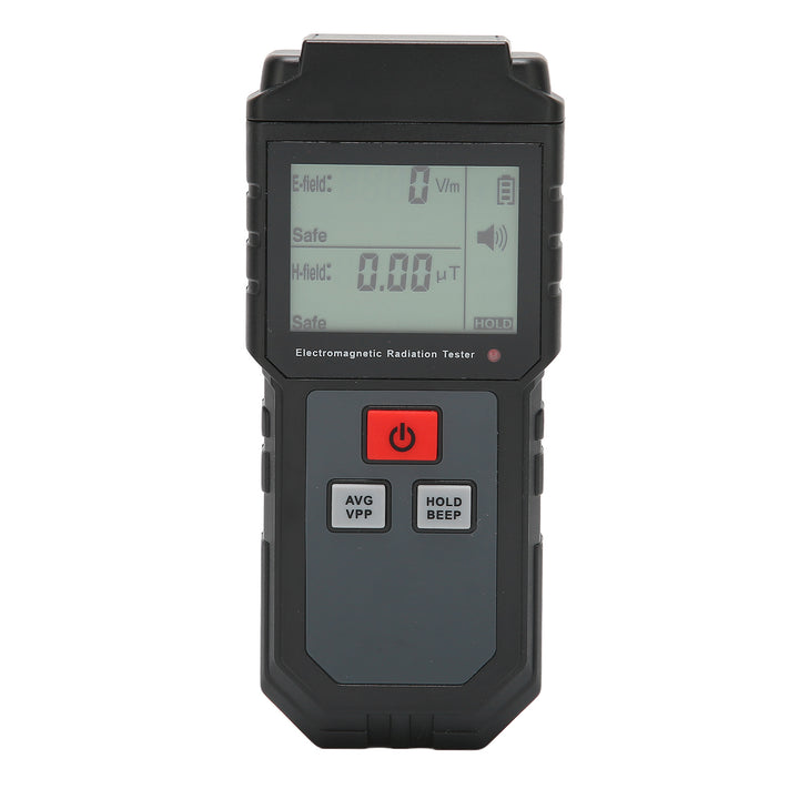 Electromagnetic Radiation Tester 1V/M‑1999V/M LCD EMF Meter with Sound Light Alarm for Home Appliance
