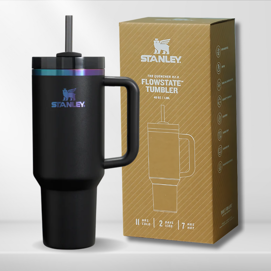 Stanley Tumbler 40oz – Black Chroma Edition
