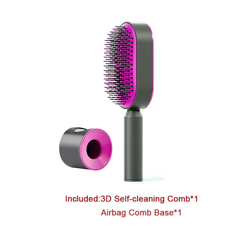 Smart Self-Cleaning Hair Brush