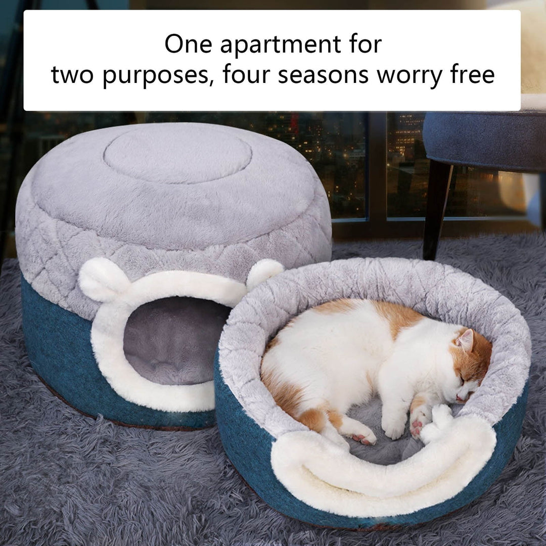 RoamHome Pet Warm House Thick Nests Autumn Winter Pet Nest for Mice Hamster Rabbit Small Animal Cotton Thermal Cage Household Small Animals Cage (Multicolor)