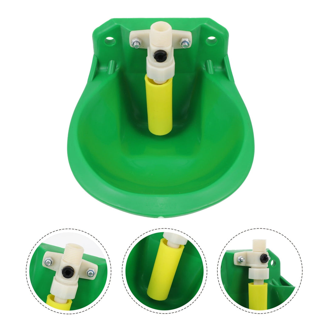 BASIOUS 1pc Automatic Farm Plastic Water Bowl For Cow Cattle Goat Sheep Horse Water Trough