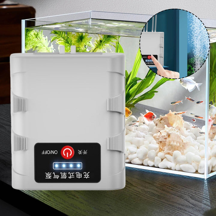 Hot Buy! USB Charging Aerator Pump with Lithium Battery for Fish Farming, Outdoor Use, Aeration System for Pond or Tank, Portable Water Oxygen Pump, Rechargeable Battery Fish Pond Pump