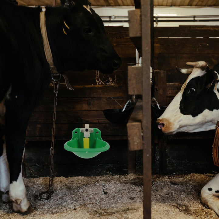 BASIOUS 1pc Automatic Farm Plastic Water Bowl For Cow Cattle Goat Sheep Horse Water Trough