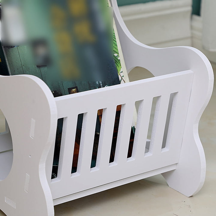 Raindrops 1Pack Modern End Table Small White Round Leisure Time Balcony Furniture
