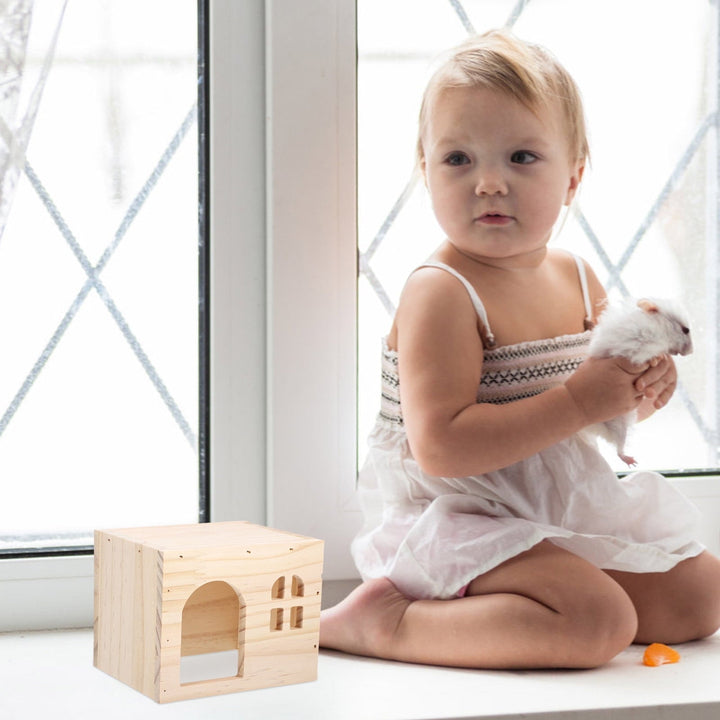 Hamster Hideout House Bunny Toy Rat House Pet Hamster Hiding Spot Mouse Hideouts Chinchilla Toys Rat Hideout