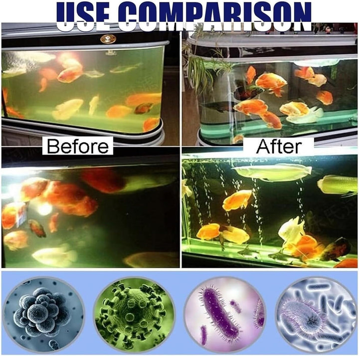 Powerful Aquarium Water Purification Tablet Water Purification Tablets Water Clarifier For Fish Tank Water Tablets Purification For Drinking Water Purification Tablets For Fish Tank(2PCS)