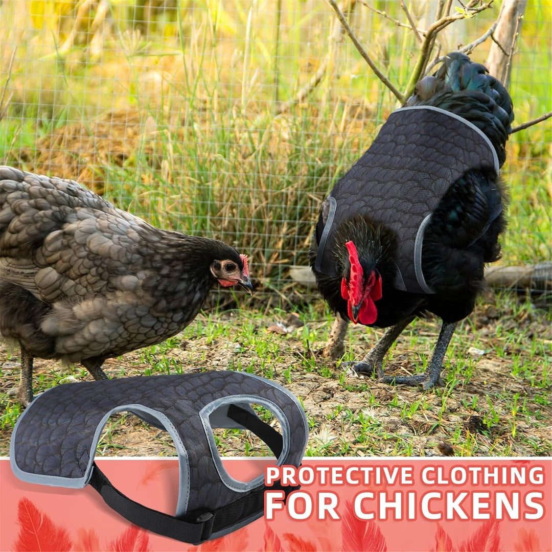 UOSIA 2Pcs Chicken Saddles for hens, Chicken Apron Back Protector for Hens