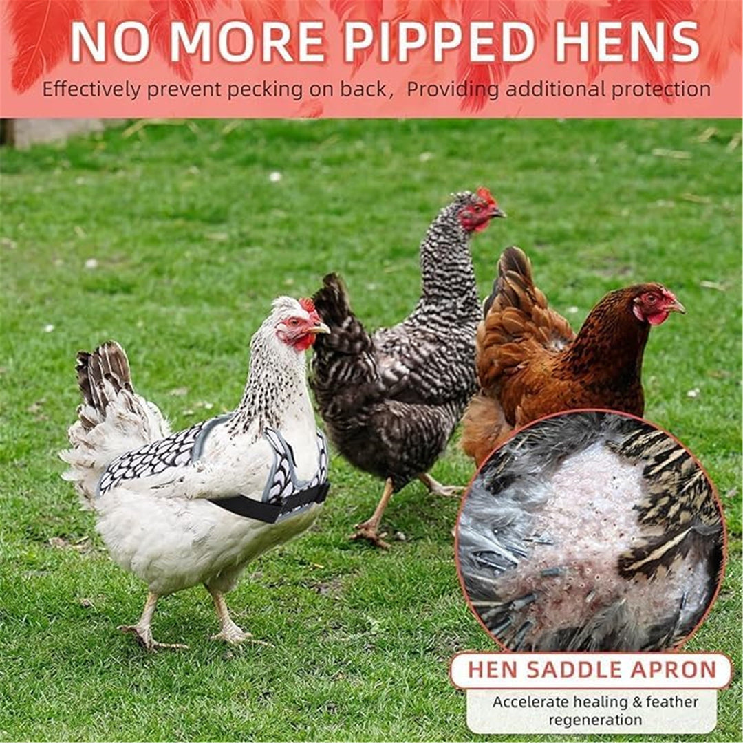 UOSIA 2Pcs Chicken Saddles for hens, Chicken Apron Back Protector for Hens