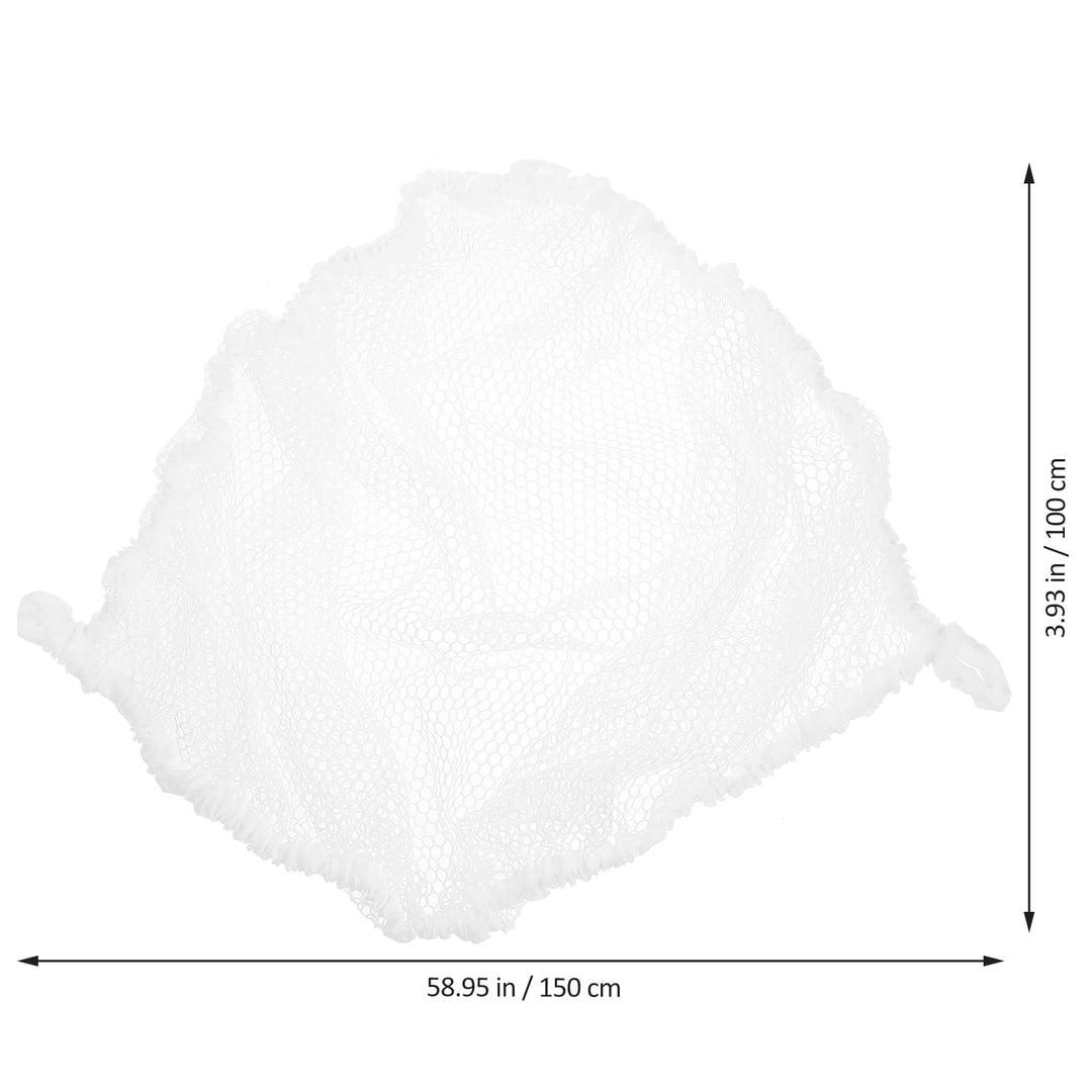 SEWCHICS Stuffed Animal Net Hammock Stuffed Animal Hammock Toy White Polyester 1Pcs 59X39In