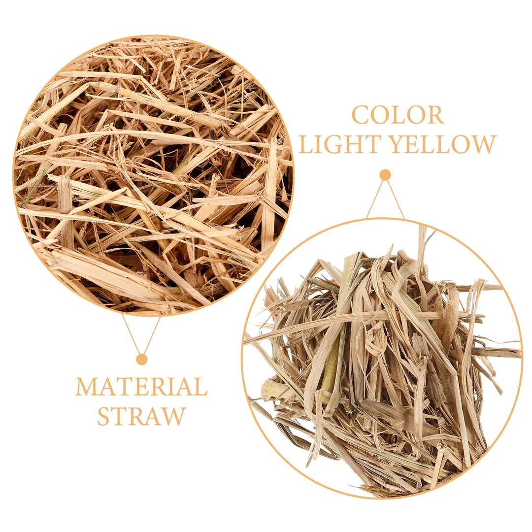 PMine 1 Set Chicken Bedding Liner Chicken Coop Nesting Straw Chicken Bedding Shredded Straw (250g)