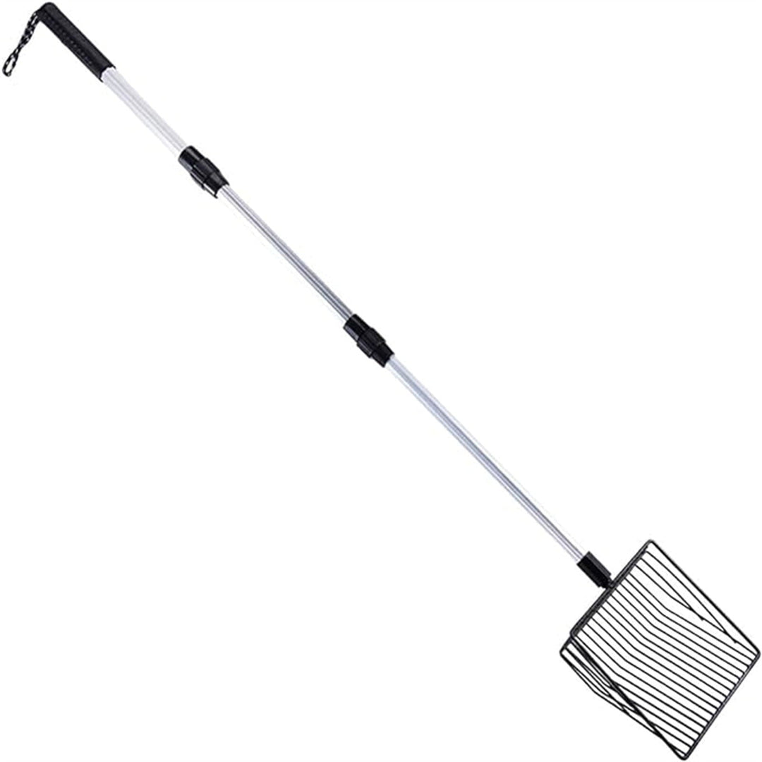 3 in 1 Stretchable Chicken Poop Scooper Chicken Coop Accessories Sifting Shovel for Chicken Coop Chicken Litter Scoop Supplies Separating Poo and Debris from Sand
