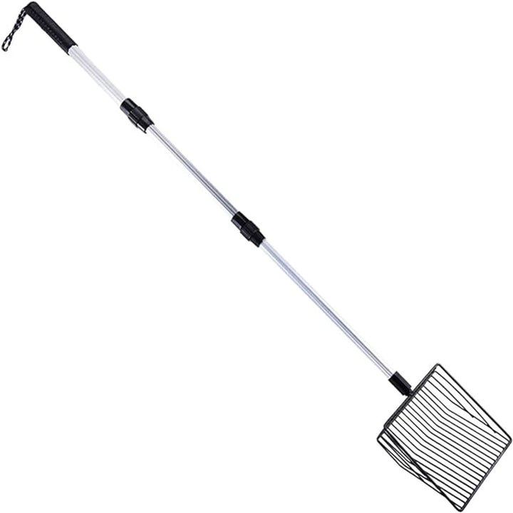 3 in 1 Stretchable Chicken Poop Scooper Chicken Coop Accessories Sifting Shovel for Chicken Coop Chicken Litter Scoop Supplies Separating Poo and Debris from Sand